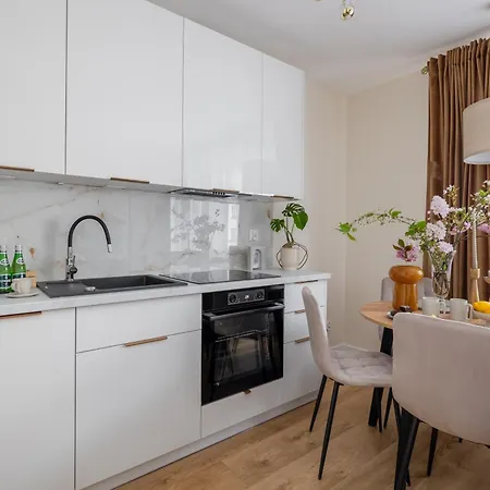 아파트 Ts Gold New Town & Free Private Parking 슈체친